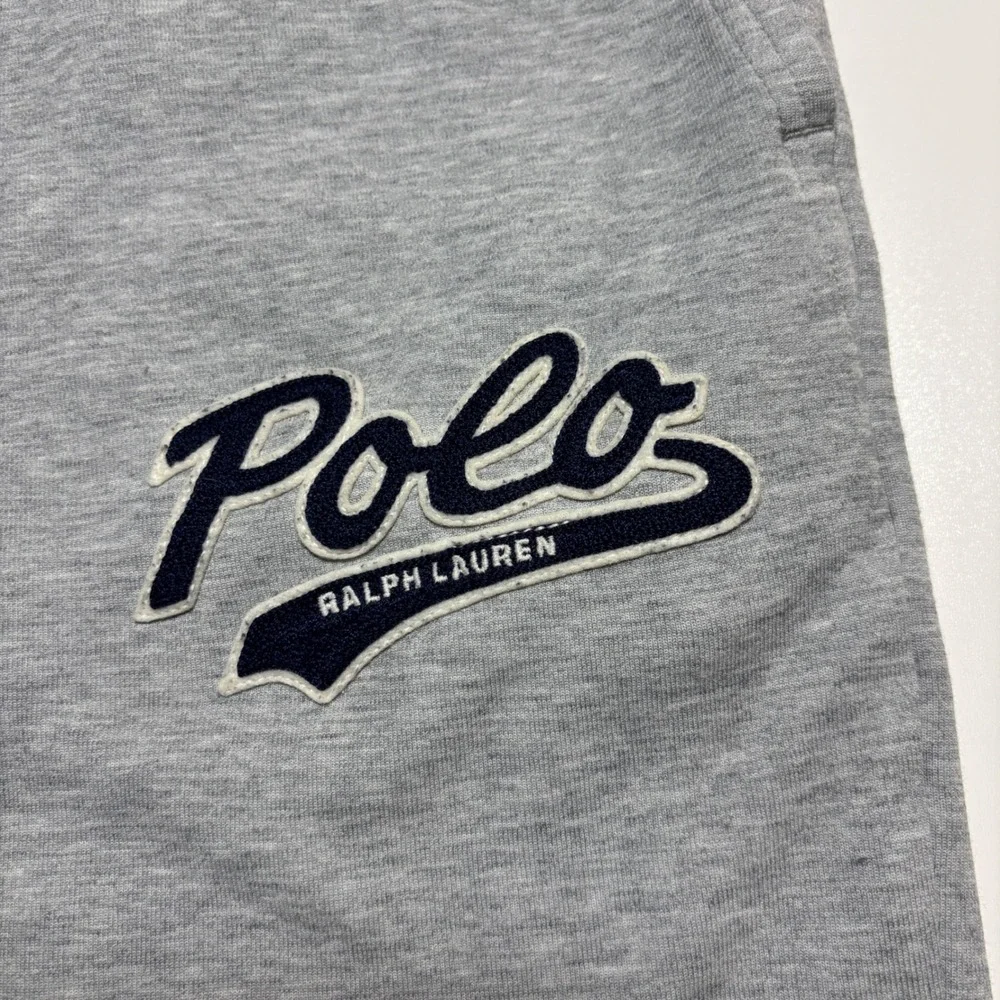 Polo Ralph Lauren Double Knit Mens 3XB Big Tall Fleece Logo Gray Sweat Shorts